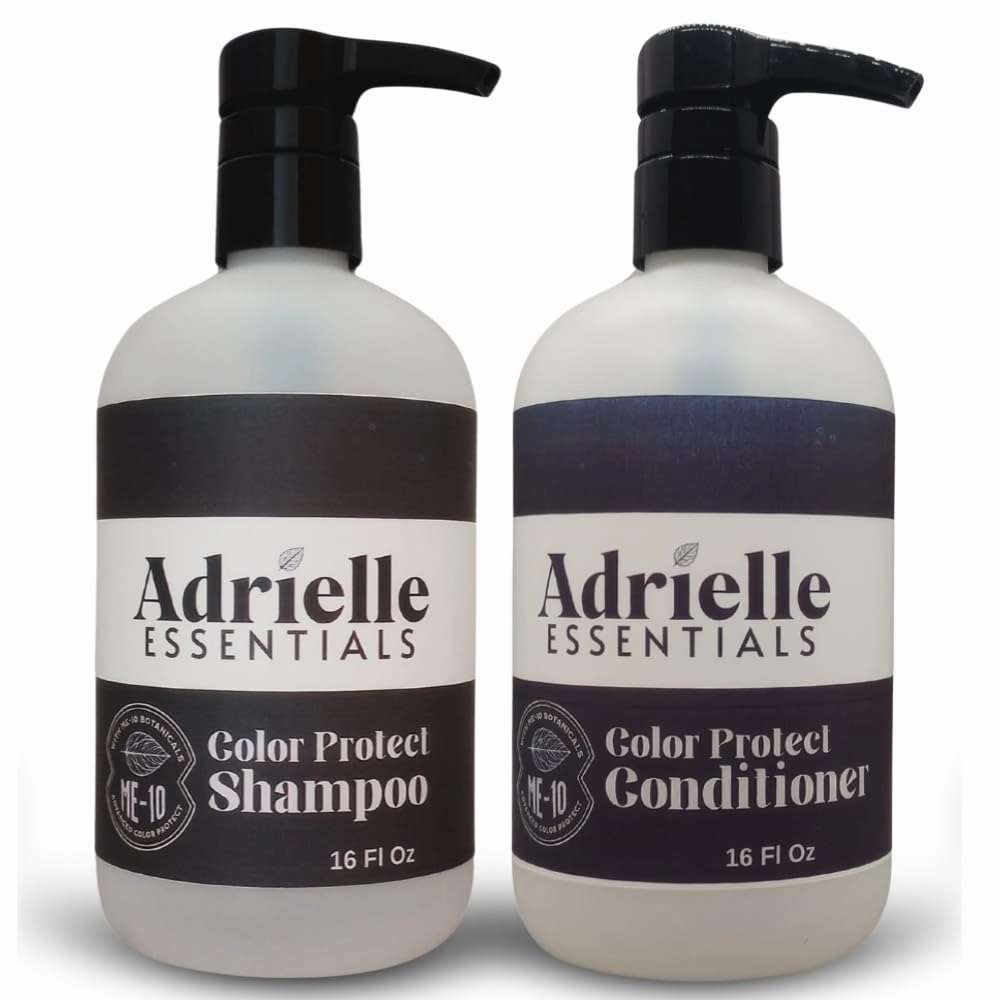 Adrielle Essentials Pumpkin Delight Scented Color Protect Hair Shampoo and Conditioner Set, 16 Oz Shampoo - 16 Oz Conditioner
