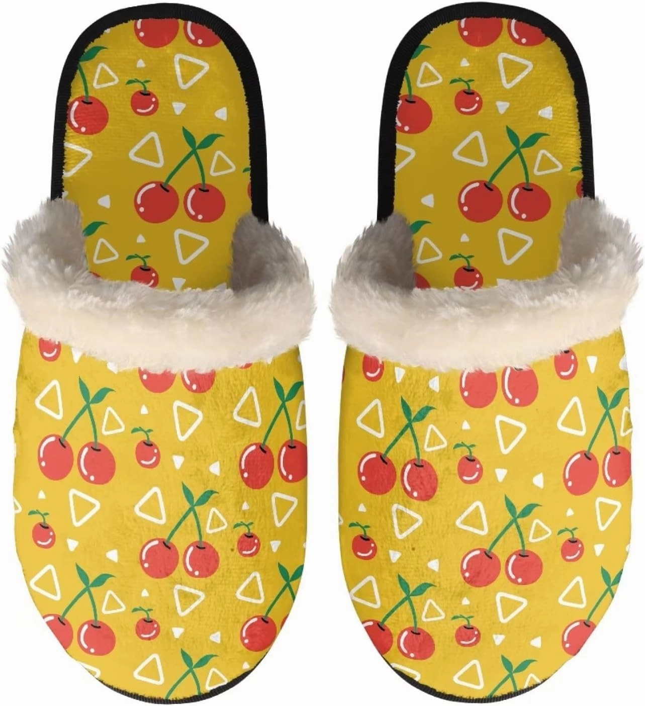 Advocator Women Girls House Slippers Fuzzy Warm Cozy Cotton Slippers Winter Fluffy Bedroom Indoor Slippers Size XS-XL