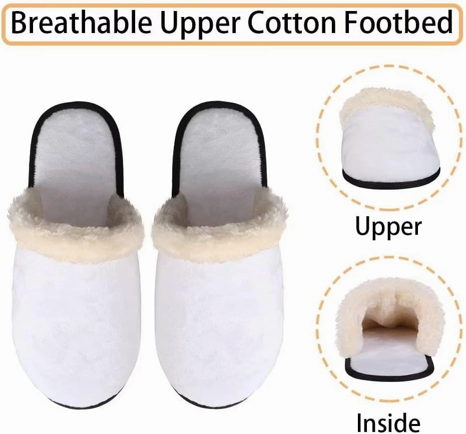Advocator Women Girls House Slippers Fuzzy Warm Cozy Cotton Slippers Winter Fluffy Bedroom Indoor Slippers Size XS-XL