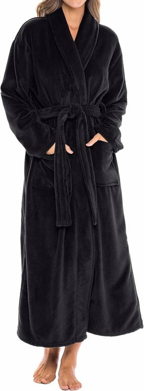 Alexander Del Rossa Womens Robe, Long Plush Robes for Women Bathrobe, Plus Size Robe, Bathrobe for Women