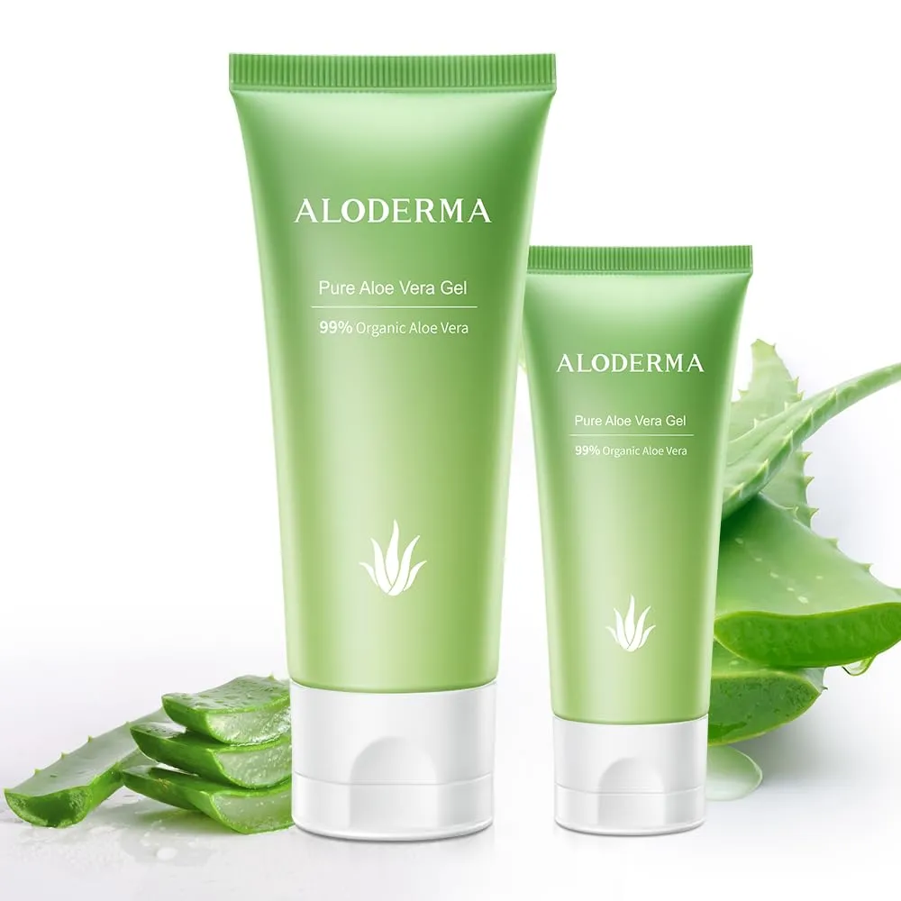 All Purpose Aloe Vera Gels Set - 3 Pack - 114g Aloe Vera Gel x2pcs & 45g Aloe Vera Gel Travel Size