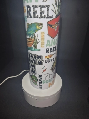All about fishing 20 oz stainless steel tumbler