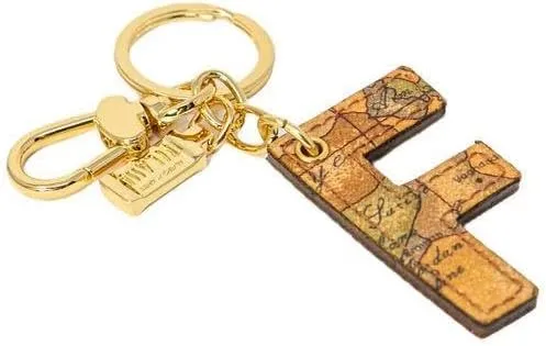 Alviero Martini Charm keyring Letter F Geo Natural