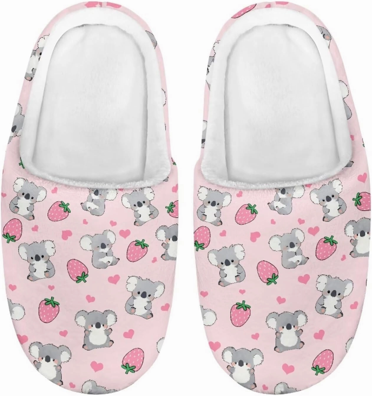 Animal Children's Plush Slippers Little Kids Comfy House Slippers Warm Winter Flannel Fuzzy Slippers Cute Indoor Shoes Non-Slip Slippers Size9-14.5
