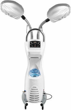 Anion Hair Dyeing Machine Nano Hair Steamer Hair Oil Machine Micro Mist Hair Scalp Care Professional Perm Hair Color Processor Stand Up Base Salon Spa Equipment (650W)