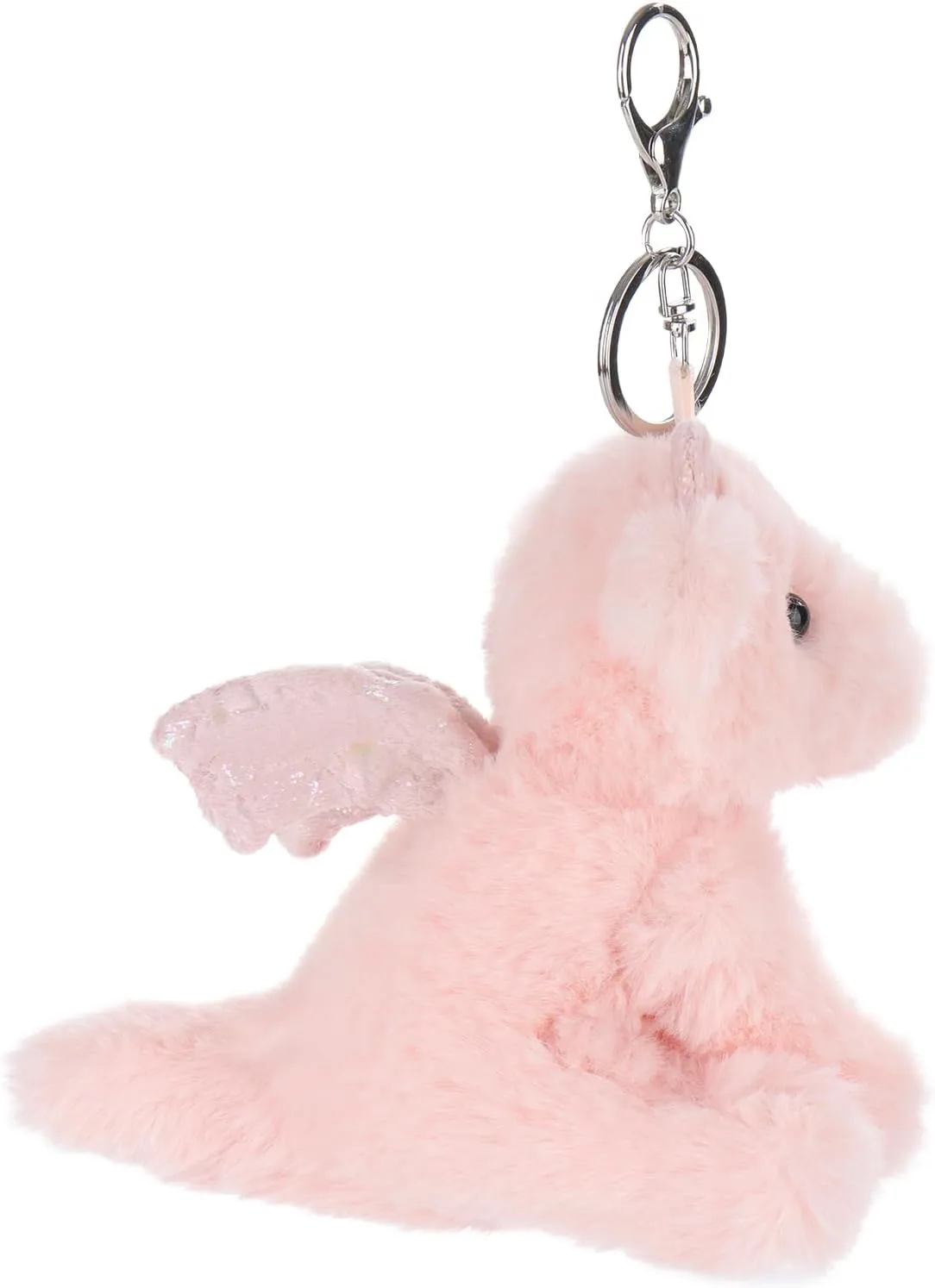 Apricot Lamb Cute Toys Plush Dragon Dinosaur Stuffed Animal Soft Keychain for Kids Bag, Purse, Backpack, Handbag (5 Inches) …