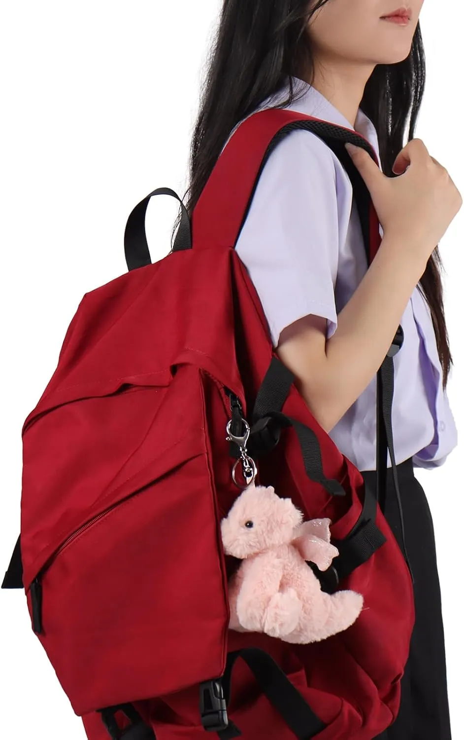 Apricot Lamb Cute Toys Plush Dragon Dinosaur Stuffed Animal Soft Keychain for Kids Bag, Purse, Backpack, Handbag (5 Inches) …