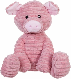 Apricot Lamb Plush Toys Corduroy Pig Stuffed Animal Soft Cuddly Perfect for Child (Corduroy Pig，9 Inches)