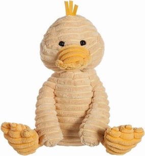 Apricot Lamb Toys Plush Corduroy Duck Stuffed Animal Soft Cuddly Perfect for Child (Corduroy Duck, 9 Inches)