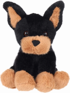 Apricot Lamb Toys Plush Doberman Stuffed Animal Dog Puppy Soft Cuddly Perfect for Child 8 Inches