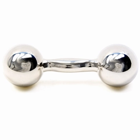 Areaware - Harmonyball Silver Rattle - Barbell
