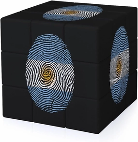 Argentina Flag Finger Funny 3x3x3 Cube Smooth Lightweight Puzzle for Adult Graphic Printing Travel