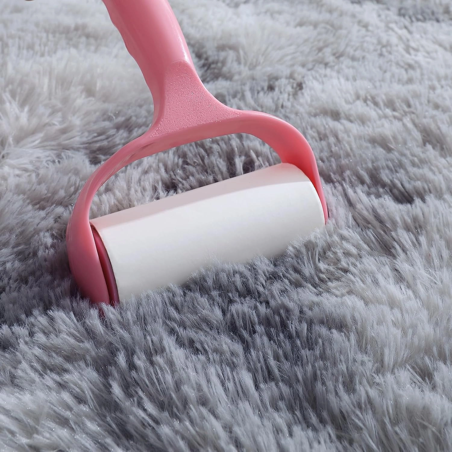 AROGAN 2x4 Feet Soft Runner Rugs for Bedroom Plush Fluffy Rug, Shag Furry Area Rug Carpet Non Shedding for Nursery Children Kids Girls Room Home Hallways Decorative, Grey and White