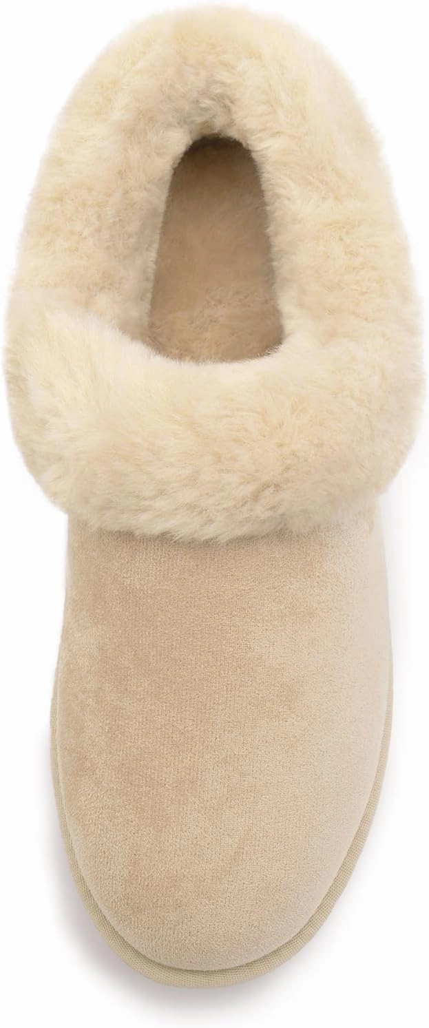 Athlefit Platform Slippers for Women Fluffy Indoor and Outdoor Beedroom Fuzzy House Slippers