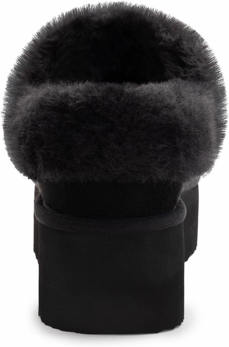 Athlefit Platform Slippers for Women Fluffy Indoor and Outdoor Beedroom Fuzzy House Slippers