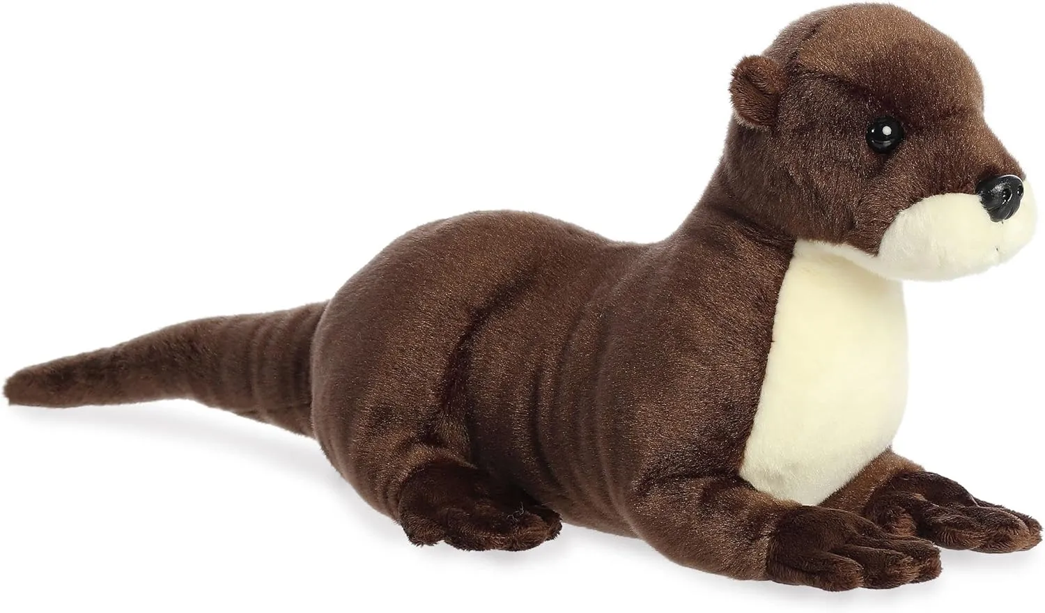 Aurora® Adorable Grand Flopsie™ Sliddy River Otter™ Stuffed Animal - Playful Ease - Timeless Companions - Brown 16.5 Inches