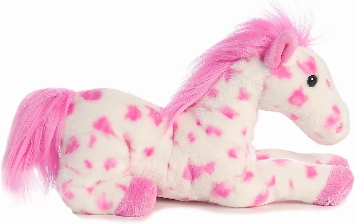 Aurora® Adorable Flopsie™ Dolly™ Stuffed Animal - Playful Ease - Timeless Companions - White 12 Inches