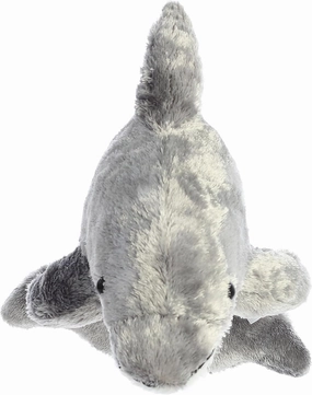 Aurora® Adorable Flopsie™ Drake™ Stuffed Animal - Playful Ease - Timeless Companions - Gray 12 Inches