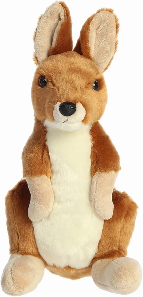 Aurora® Adorable Flopsie™ Kangaroo Stuffed Animal - Playful Ease - Timeless Companions - Brown 12 Inches
