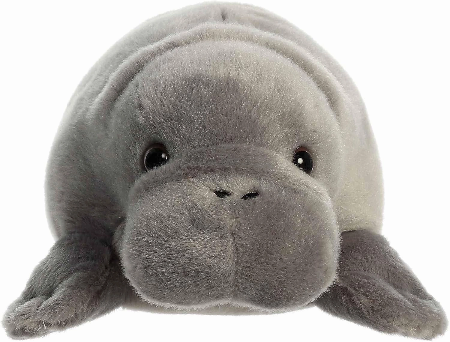 Aurora® Adorable Flopsie™ Manny Manatee™ Stuffed Animal - Playful Ease - Timeless Companions - Gray 12 Inches