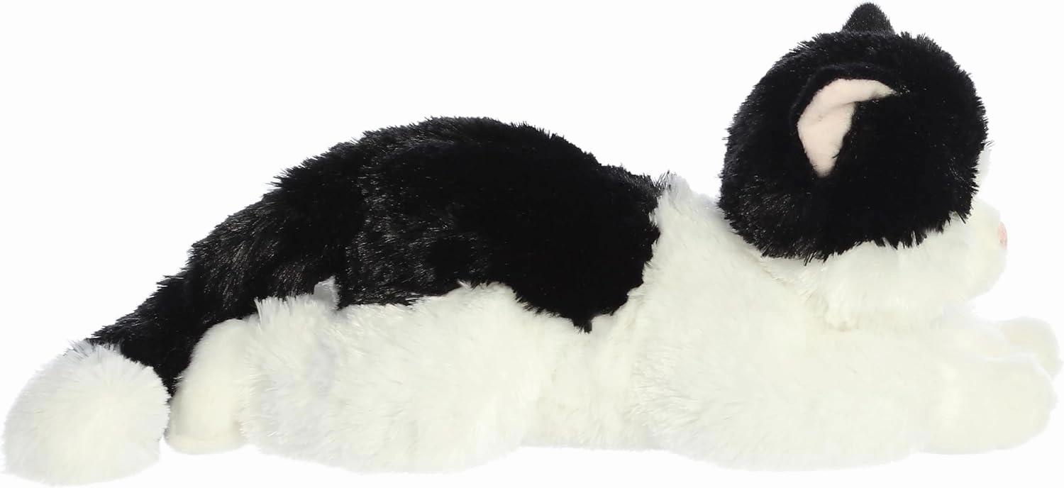 Aurora® Adorable Flopsie™ Oreo™ Stuffed Animal - Playful Ease - Timeless Companions - Black 12 Inches