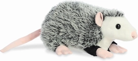 Aurora® Adorable Flopsie™ Ozzie Opossum™ Stuffed Animal - Playful Ease - Timeless Companions - Black 12 Inches