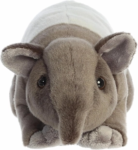 Aurora® Adorable Flopsie™ Tapir Stuffed Animal - Playful Ease - Timeless Companions - Grey 12 Inches