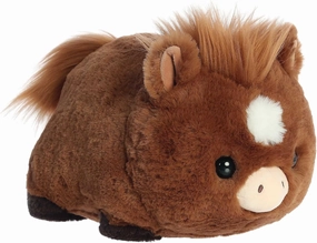 Aurora® Adorable Spudsters™ Hudson Horse™ Stuffed Animal - Comforting Cuddles - Playful Companions - Brown 10 Inches