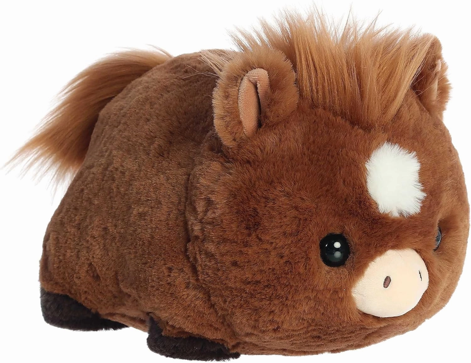 Aurora® Adorable Spudsters™ Hudson Horse™ Stuffed Animal - Comforting Cuddles - Playful Companions - Brown 10 Inches