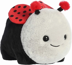 Aurora® Adorable Spudsters™ Lori Ladybug™ Stuffed Animal - Comforting Cuddles - Playful Companions - Black 10 Inches