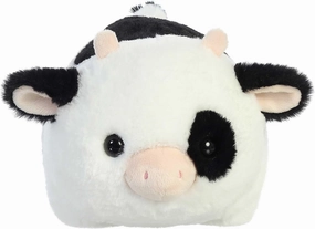 Aurora® Adorable Spudsters™ Tutie Cow Stuffed Animal - Comforting Cuddles - Playful Companions - White 10 Inches