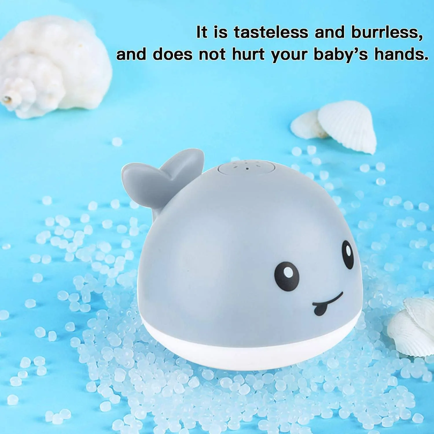 Auto Spray Water Whale Toy With Seven Kinds Of Flashing Light For Toddlers