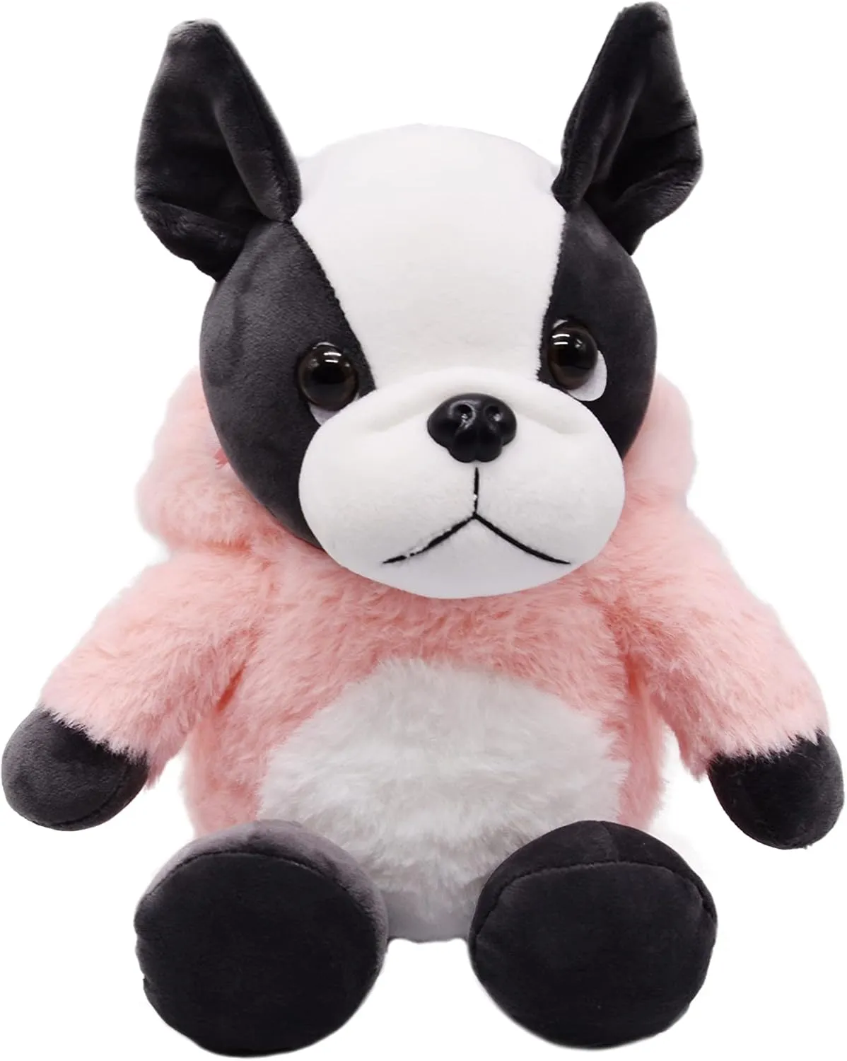 BABOLI Adorable French Bulldog Plush in Bunny Costume, 10" Soft Stuffed Animal for Easter & Kids Birthday Gifts