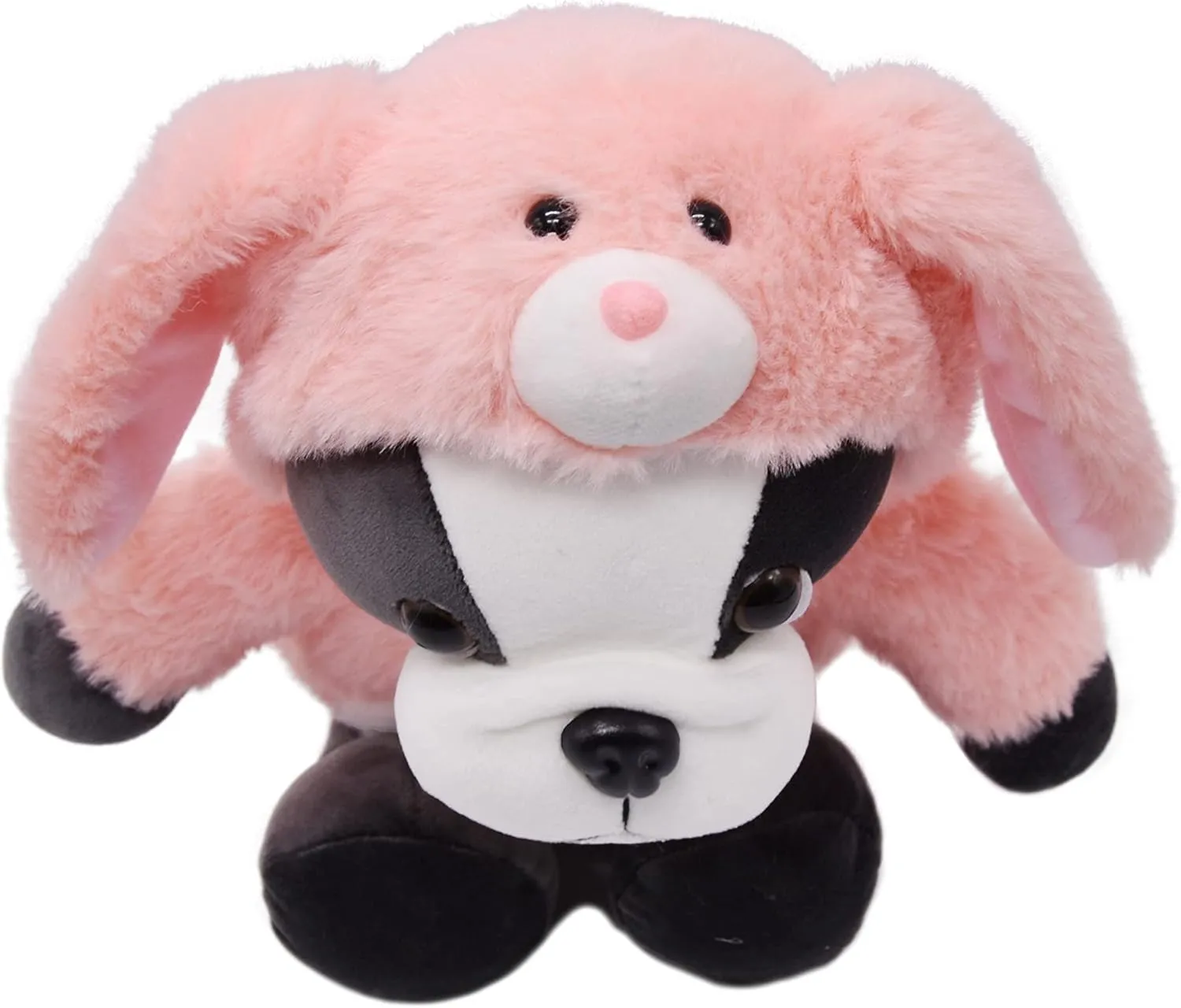 BABOLI Adorable French Bulldog Plush in Bunny Costume, 10" Soft Stuffed Animal for Easter & Kids Birthday Gifts