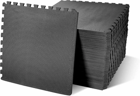 BalanceFrom Puzzle Exercise Mat with EVA Foam Interlocking Tiles for MMA, Exercise, Gymnastics and Home Gym Protective Flooring, Multiple Sizes and Colors