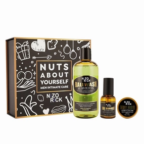 Ball Deodorant for Men, Mens Ball Wash Kit, Natural & Organic Ball Wash Lotion Ball Deodorant Spray Anti-Chafing Nut Balm Cream to Stay Fresh, Dry & Moisturized All Day