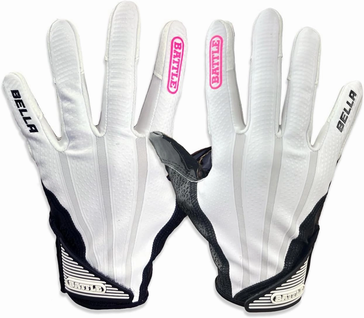 Battle Sports I'm HER Bella Female Football Receiver Gloves, Adult & Youth, Limited Edition