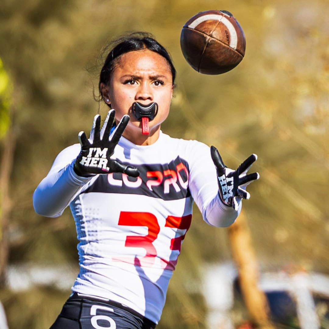 Battle Sports I'm HER Bella Female Football Receiver Gloves, Adult & Youth, Limited Edition