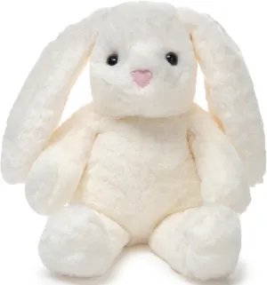 Bearington Nibbs The Stuffed Rabbit Plush, 15 Inch White Bunny Stuffed Animal, White Easter Bunny