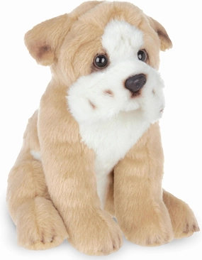 Bearington Lil' Tug The Bulldog Plush, 6.5 Inch Stuffed Bulldog