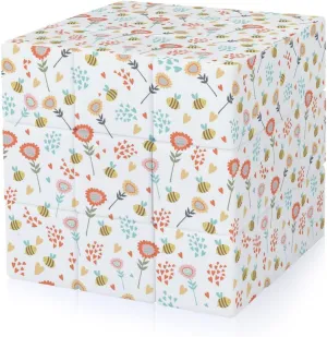 Bee Flower Funny 3x3x3 Cube Smooth Lightweight Puzzle for Adult Graphic Printing Travel
