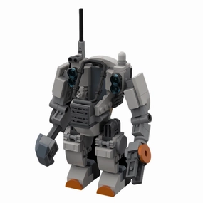 Beefed-Up City Space Construction Mech MOC 125pcs