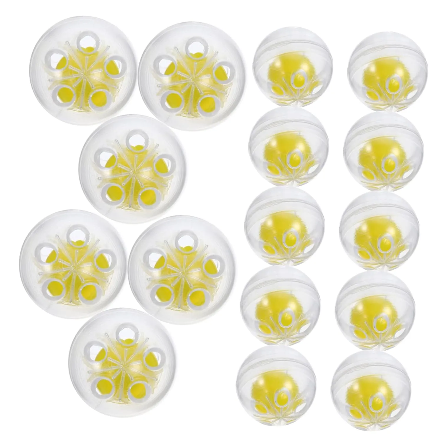 Bell Ball Set 50pcs Rattle Balls Inserts Noise Maker for Babies Pet Colors