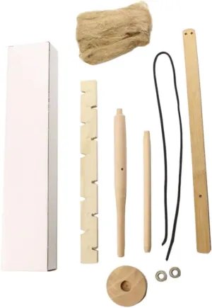 BESPORTBLE Double Drill Fire Natural Wooden Friction Set for Campfires Outdoor Adventure