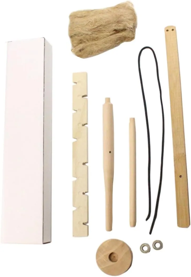 BESPORTBLE Double Drill Fire Natural Wooden Friction Set for Campfires Outdoor Adventure