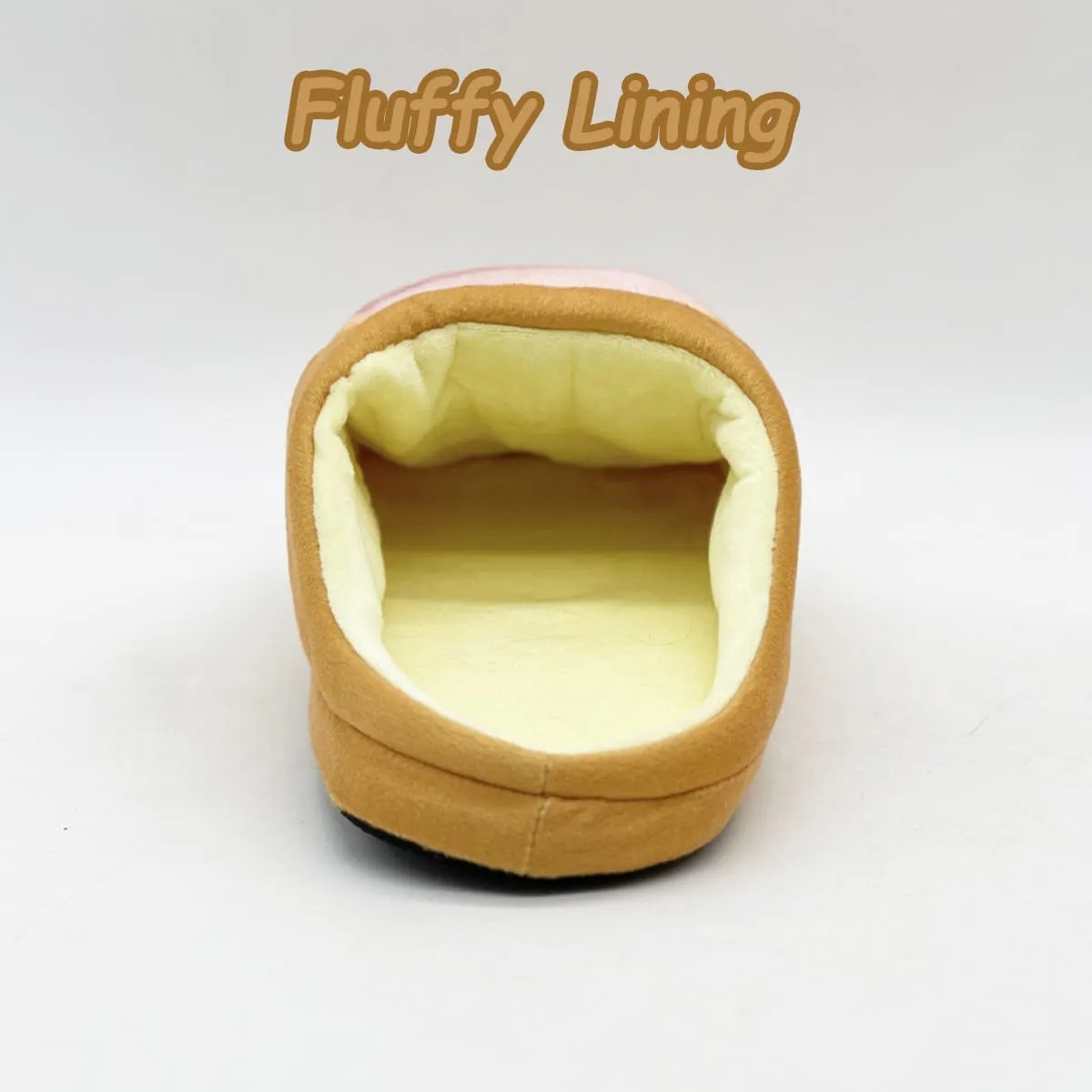 Big Toe Slippers, Winter Warm Fluffy Giant Toe Nail Slippers, Funny Fuzzy Wide Toe Box Closed One Toe Slides Women Men