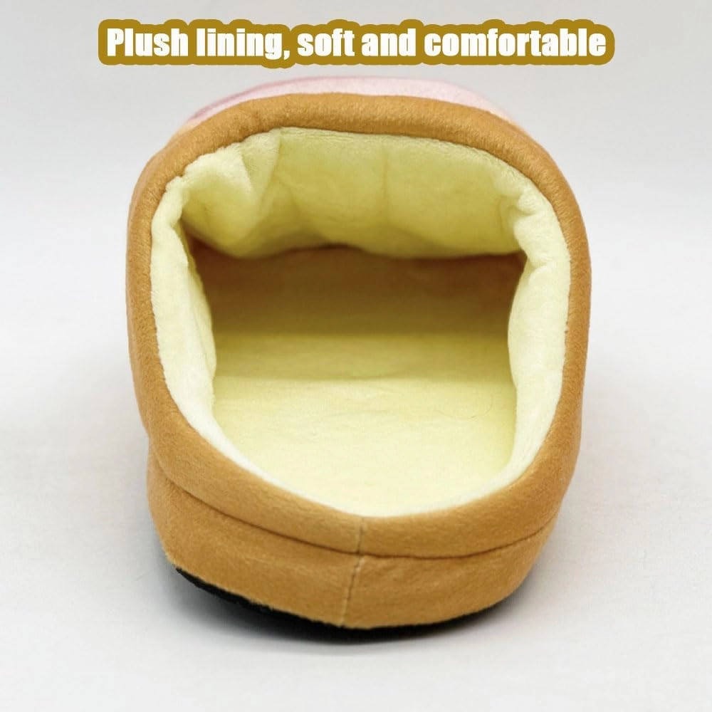 Big Toe Slippers for Women Men, Fluffy Fuzzy Closed Toe Nail Slippers, Giant Funny One Toe House Slides Shoes
