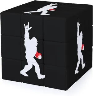 Bigfoot Holding Heart Funny 3x3x3 Cube Smooth Lightweight Puzzle for Adult Graphic Printing Travel