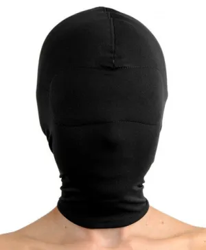Blackout Breatheable Hood With Padded Blindfold - Black