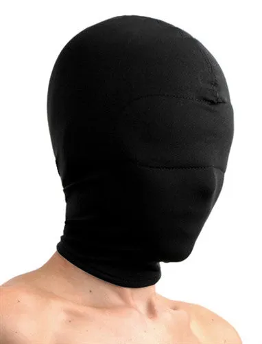 Blackout Breatheable Hood With Padded Blindfold - Black
